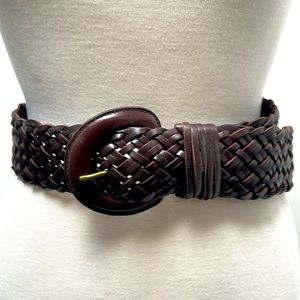 BRAIDED LEATHER BELT